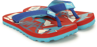 

Puma Boys & Girls Slip On Slipper Flip Flop(Multicolor, H r r - surf t web-bl atoll-white