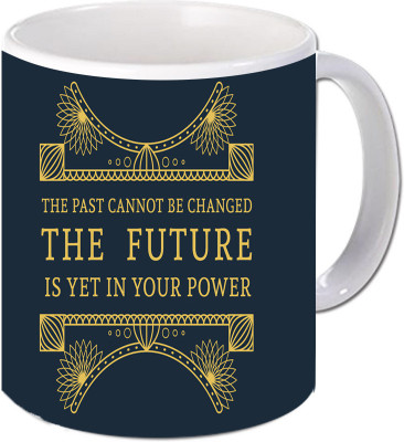 

Maison N Mode The Future Coffee Ceramic Mug(330 ml), Multicolor
