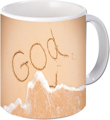 

Maison N Mode God In Sea Coffee Ceramic Mug(330 ml), Multicolor