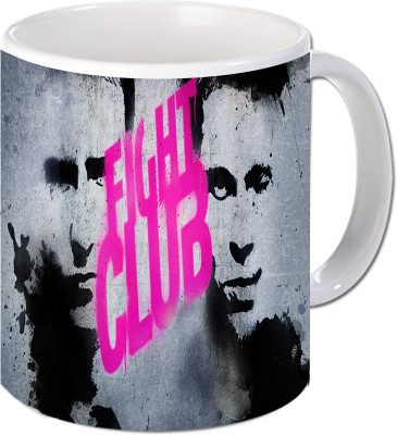 

Maison N Mode Fight Club Coffee Ceramic Mug(330 ml), Multicolor