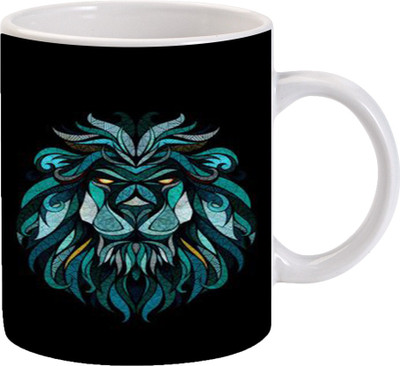 

Maison N Mode Graphic Flower Cofee Ceramic Mug(330 ml), Multicolor