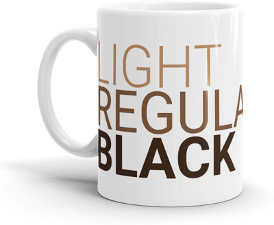 

Chaapkhana Office Lightregular Designer White Ceramic Coffee M Ceramic Mug(0.35 ml)