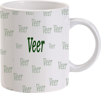 

Maison N Mode Veer Grn Colour Diff Coffee Ceramic Mug(330 ml), Multicolor