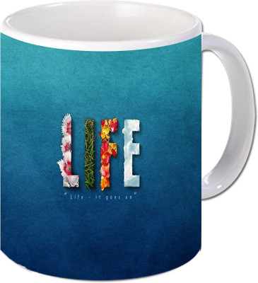 

Maison N Mode Nature Life Coffee Ceramic Mug(330 ml), Multicolor