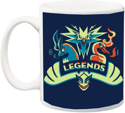 

Stylotrendz Pokemon Mark Symbol Legends Ceramic Mug(325 ml), White