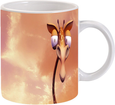 

Maison N Mode Sky Horse Coffee Ceramic Mug(330 ml), Multicolor