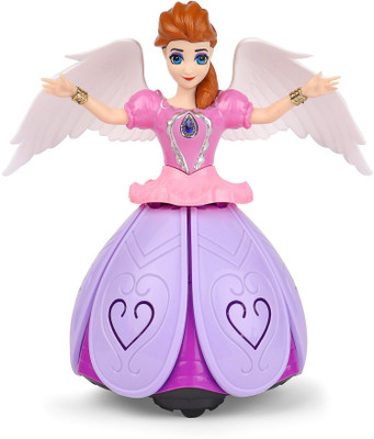 

Flipzon Dancing Angel Girl Robot with Lights and Music, Multi Color(Multicolor)