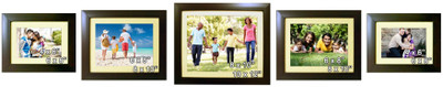 

Trends on Wall Acrylic Photo Frame(Brown, 5 Photos)