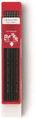 

Caran D'Ache 6377.350 Technograph HB (3MM) Lead for Mechanical Pencil(Pack of 6)