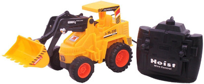 

AM Enterprises Wired RC JCB Crane Toy Truck for kids(Yellow)
