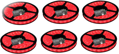 

VRCT 196 inch Red Rice Lights(Pack of 6)