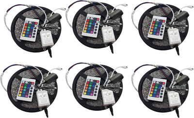 

VRCT 196 inch Multicolor Rice Lights(Pack of 6)