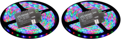 

IMPROVHOME 196 inch Multicolor Rice Lights(Pack of 2)