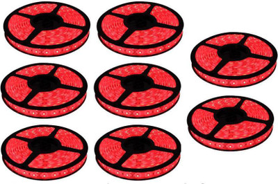 

IMPROVHOME 196 inch Red Rice Lights(Pack of 8)