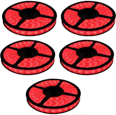 

IMPROVHOME 196 inch Red Rice Lights(Pack of 5)