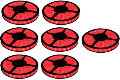 

IMPROVHOME 196 inch Red Rice Lights(Pack of 7)