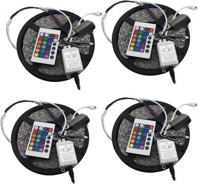 

IMPROVHOME 196 inch Multicolor Rice Lights(Pack of 4)