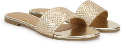 

Chemistry Women Gold Flats