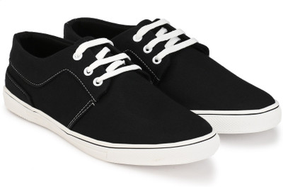 

Knoos CANVAS SNEAKERS Sneakers For Men(Black