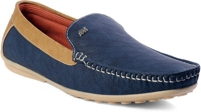 

Red Rose Loafers For Men(Navy, Blue