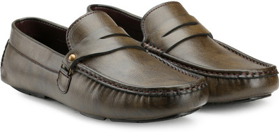 

Escaro Casual Loafers For Men(Brown, Olive