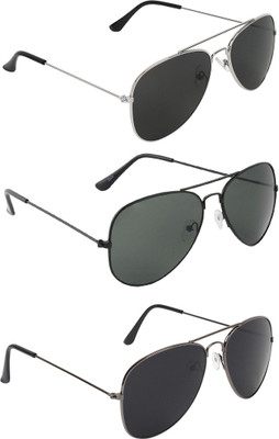 ABNER Aviator, Aviator, Aviator Sunglasses(For Men & Women, Black, Black, Black) ABNER Aviator, Aviator, Aviator Sunglasses(For Men & Women, Black, Black, Black)