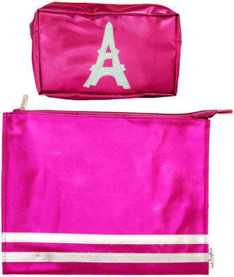 

Lill Pumpkins Pink Kit Eiffel Tower and Pink Zip Folder Combo Set(Pink)
