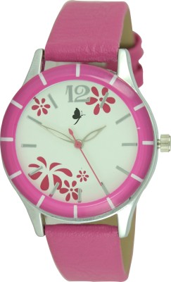 FASHION POOL LATEST PINK FLOWER DESIGN WOMEN'S WATCH DIWALI COLLECTION SPECIAL EDITION Watch  - For Girls   Watches  (FASHION POOL)
