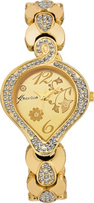 Rich Club RC-1295 Dazzling Golden Watch  - For Girls   Watches  (Rich Club)