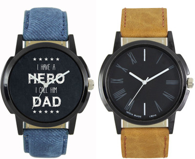 

CM Men watch Combo With Latest Collection Designer Printed Dial LR 007_0019 Watch - For Men