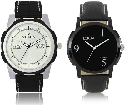 

Volga VL40LR06 New Exclusive Collection Leather Strap-Belt Mens Watches Best Offer Combo Watch - For Boys