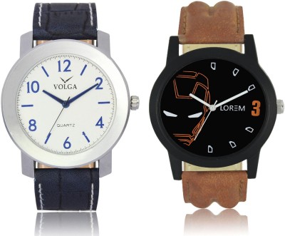 Volga VL11LR04 New Exclusive Collection Leather Strap-Belt Mens Watches Best Offer Combo Watch  - For Boys   Watches  (Volga)