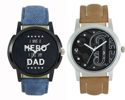 

CM Men watch Combo With Latest Collection Designer Printed Dial LR 007_0014 Watch - For Men