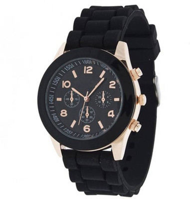 styledose Geneva Black Watch for owmens geneva Analog Watch - For Women