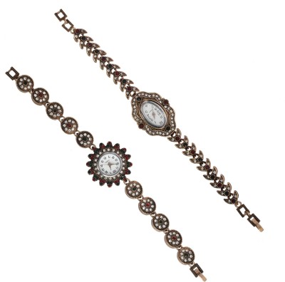 Mansiyaorange O-COMBOWATCH05-2PCS Jewel Bracelet Series Watch  - For Women   Watches  (Mansiyaorange)