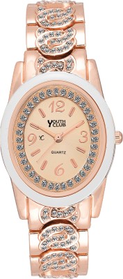 Youth Club VLR-OVL02GL SUPER STUDDED Watch  - For Girls   Watches  (Youth Club)