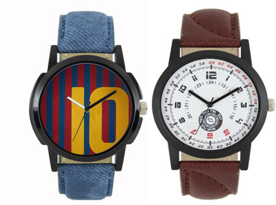 

SRK ENTERPRISE Men Watch Combo With Premium Collection Trendy Printed Dial LRM 0010_0011 Watch - For Men