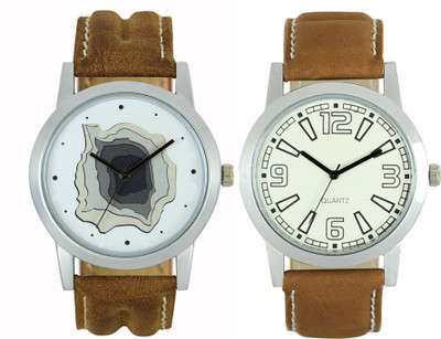 

CM Men watch Combo With Latest Collection Designer Printed Dial LR 009_0015 Watch - For Men
