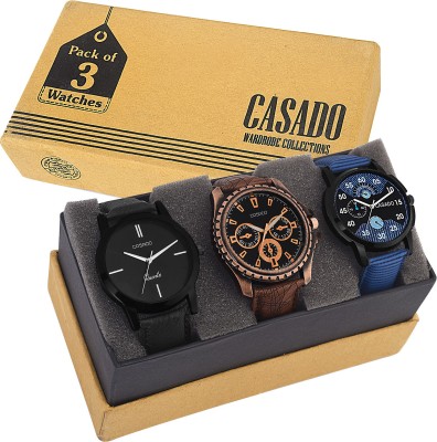 Casado 168x720x171 COMBO OF 3 BEST DESIGNED Watch  - For Boys   Watches  (Casado)