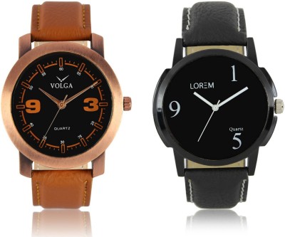 Volga VL21LR06 New Exclusive Collection Leather Strap-Belt Mens Watches Best Offer Combo Watch  - For Boys   Watches  (Volga)
