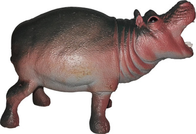 

kidoz kingdom HIPPOPOTAMUS FIGURE 15 CM(Brown)
