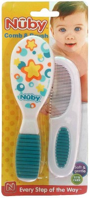 

Nuby Comb & Brush Set - Green(Green)