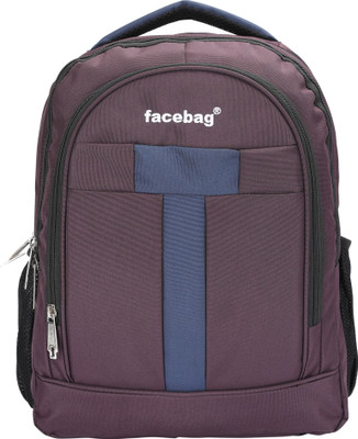 

FACEBAG Facebag-CBK-15-Purple-Black-Backpack 35 L Backpack(Purple)