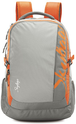 

Skybags Parka Weekender 35 L Laptop Backpack(Grey, Orange), Champagne