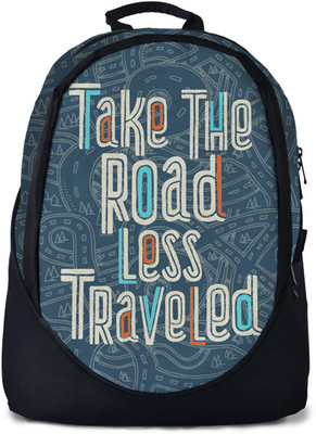 

The Souled Store. Road Less Travelled Backpack 30 L Backpack(Black)
