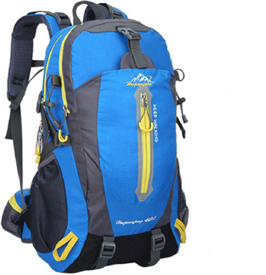 

Aeoss Outdoor Travel school college Backpack Bag Unisex Climbing Backpack Waterproof Mountaineering Nylon Camping Hiking Backpacks 40L 40 L Backpack(Blue, Grey), Black