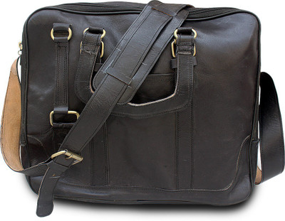 

Worlds Trendz Stylish laptop side bag in black Shoulder Bag(Brown, 15 L)