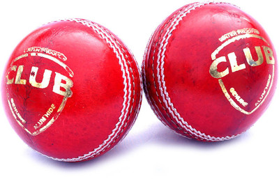 

Healthllave Cricket Ball Club Cricket Leather Ball(Pack of 2, Red)