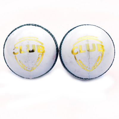 

Healthllave Cricket Ball Club Cricket Leather Ball(Pack of 2, White)