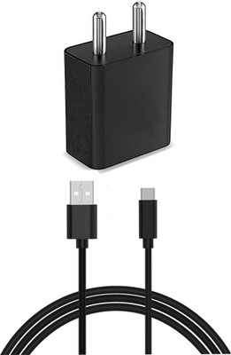 TROST 1 A Wall Charger for Mobile with Detachable Cable(Black)